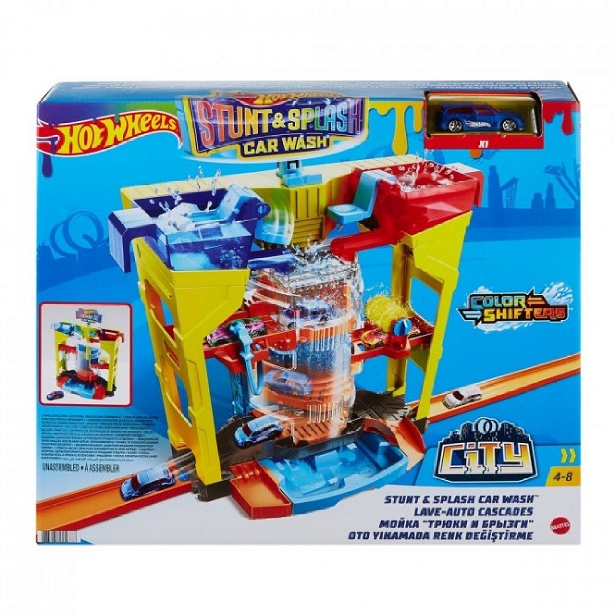 Hot wheels треки автомойка