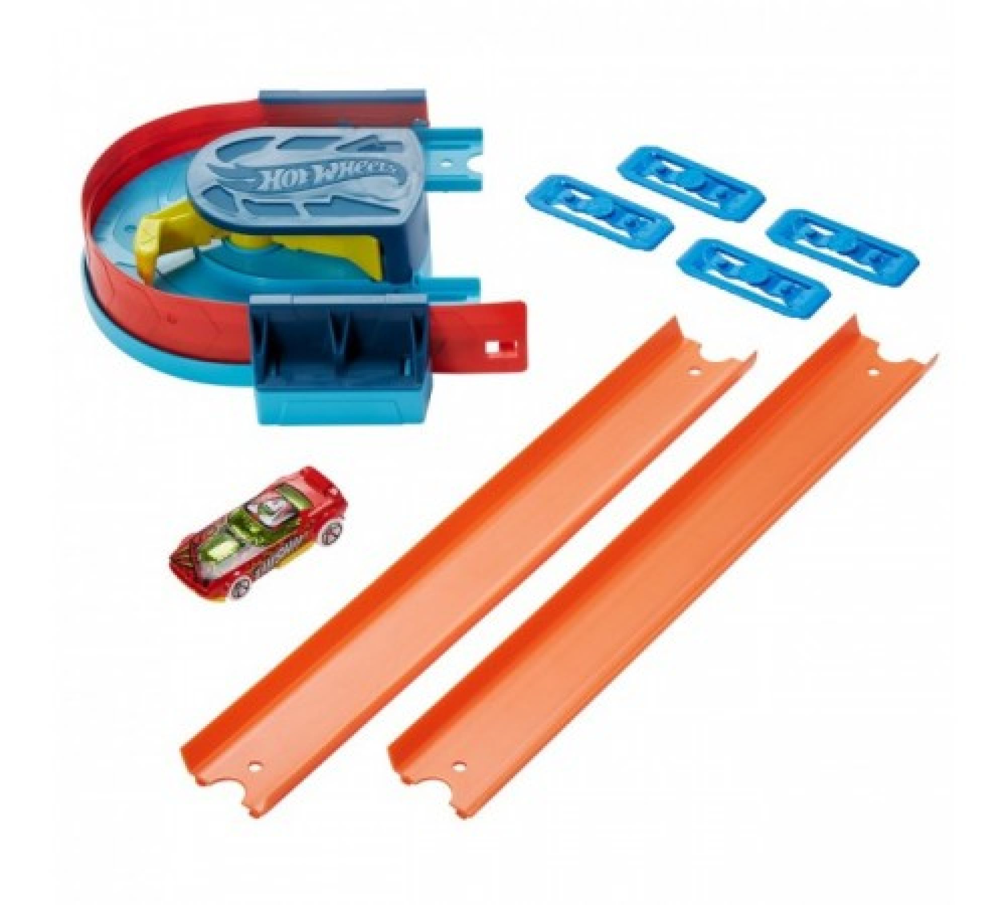 Набор hot wheels конструктор. Трек hot Wheels track Builder glc87. Игровой набор hot Wheels glc87. Игрушечный трек Mattel hot Wheels крутой поворот конструктор трасс, glc87_gvg07. Hot Wheels треки повороты.